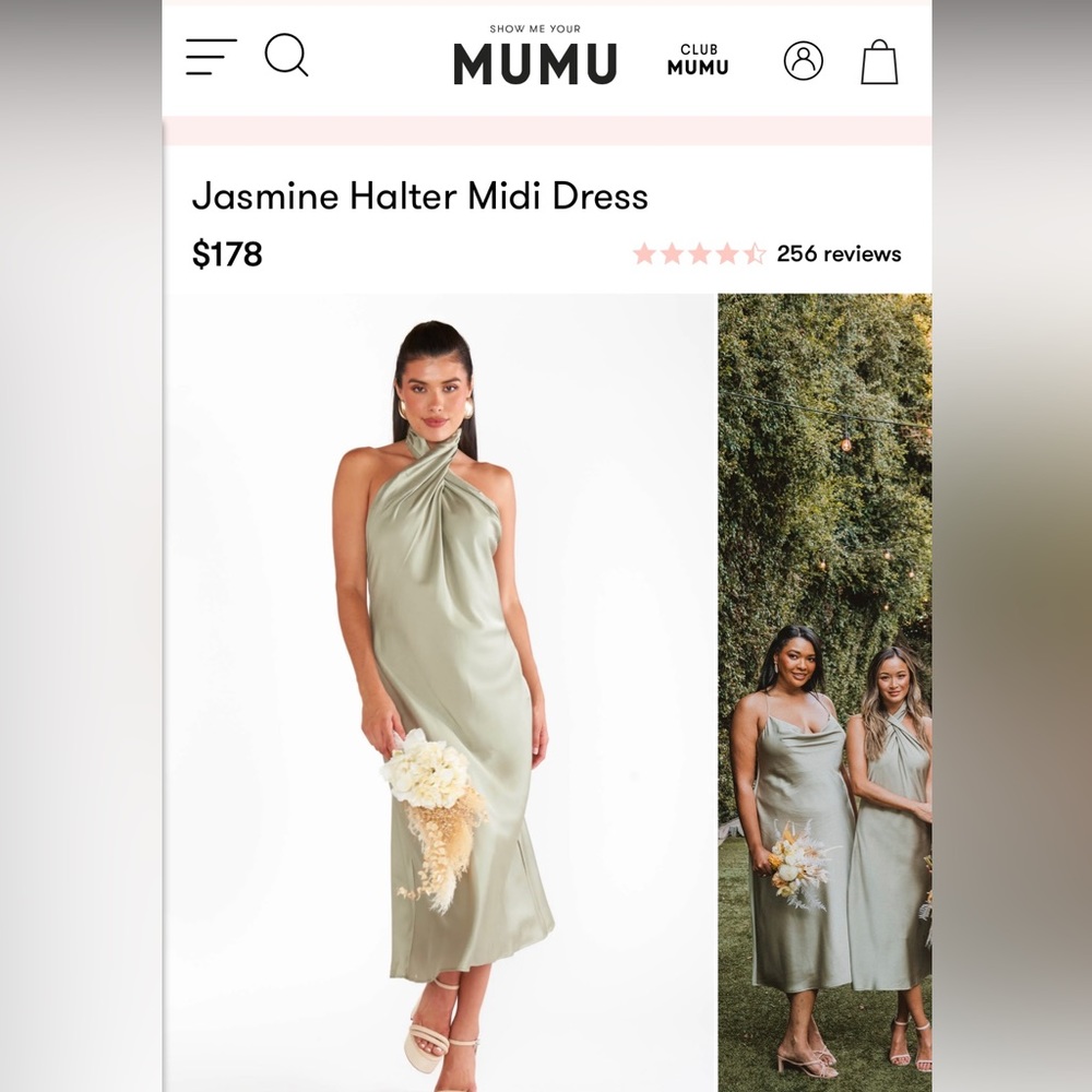 Satin Dress - Show me your Mumu